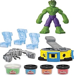 Play-Doh Marvel Hulk Smash & Squish Oyun Hamuru Seti F9826