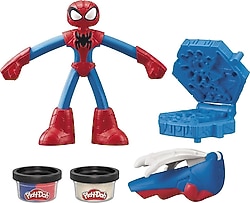 Play-Doh Marvel Spider-Man Figürü ve Oyun Hamuru Seti F9829-G0058