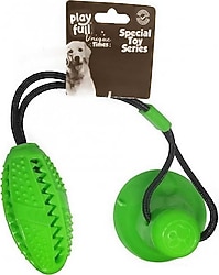 Playfull 5x12x56 cm Yapışkanlı Ödül Hazneli Yeşil Köpek Oyuncağı