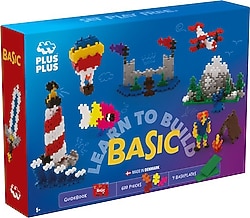 Plus-Plus - Build and Glow - Glow in the Dark - 360 pcs - Plus-Plus Toys