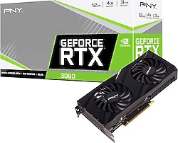 Pny RTX 3060 Verto VCG306012DFBPB1 192 Bit GDDR6 12 GB Ekran Kartı