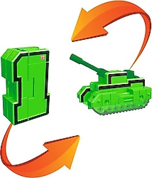 Pocket Morphers Dönüşebilen Numaralar No 1 Tank