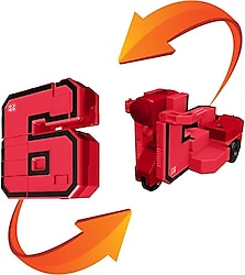 Pocket Morphers Dönüşebilen Numaralar No 6 Roket Atar
