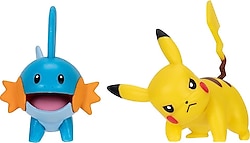 Pokemon Battle Pikachu ve Mudkip 2'li Figür Seti PKW3592