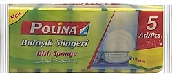 Polina Oluklu 5'li Bulaşık Süngeri