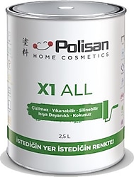 Polisan X1 All 0.75 lt Su Bazlı Akrilik Boya