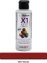 Polisan X1 Art Multisurface 120 ml Bordo Akrilik Boya