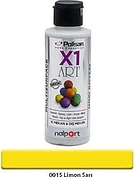 Polisan X1 Art Multisurface 120 ml Limon Sarı Akrilik Boya Limon Sarısı