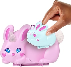 Polly Pocket 2'si 1 Arada Tavşancıklar Mini Oyun Seti JFT88