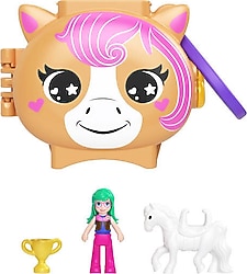 Polly Pocket Sevimli Hayvanlar Kompakt Oyun Seti At GYV99-JCB20