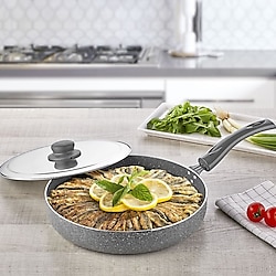 Polochef Granit Çupra Balık Tavası 34 cm