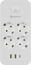 PoloSmart MP25 4000 Joule USB'li 2 m 4'lü Akım Korumalı Priz