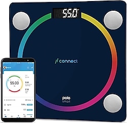 PoloSmart PSC04 Akıllı Cam Dijital Vücut Analiz Baskülü