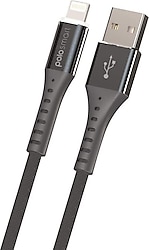 PoloSmart PSM25 1.2 m Lightning to USB LED Aydınlatmalı Şarj Kablosu