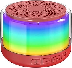 Polygold LF-K8 Kırmızı Mini Bluetooth Hoparlör