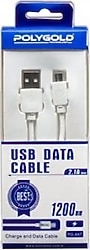 Polygold PG447 1.2 cm Mico USB Şarj Kablosu