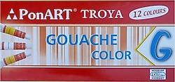 PonART Troya 12 ml 12'li Guaj Boya Seti