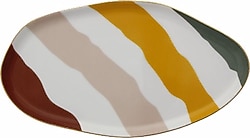 Porland Abstract Serisi 27 cm Kayık Tabak