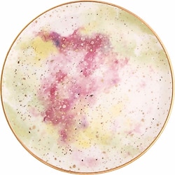 Porland Cosmos Desen2 Düz Tabak 24 cm
