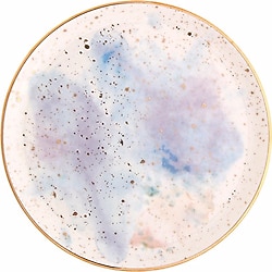 Porland Cosmos Desen4 Düz Tabak 24 cm