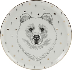 Porland Forest Bear Düz Tabak 20 cm