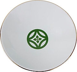 Porland 04AP021324 Morocco Desen Yeşil Çukur Tabak 20 cm