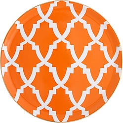 Porland Morocco Ds3 17 cm Düz Tabak Turuncu
