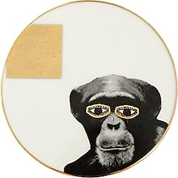 Porland 04ALM006622 Wild Life Monkey Bardak Altlığı 10 cm