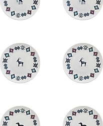 Porser Hitit 21 cm 6'lı Pasta Tabağı