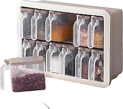 Porsima Simple Random 1167 Cappuccino 12'li Baharat Takımı