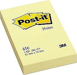Post-It 656 51 mm x 76 mm 100 Yaprak Yapışkanlı Not Kağıdı
