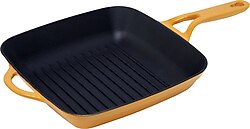 Pot Art Kare Sarı 26 cm Izgara Döküm Tava