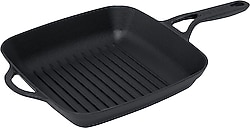 Pot Art Kare Siyah 26 cm Izgara Döküm Tava
