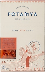 Potamya Organik Kırmızı Mercimek Penne 240 gr