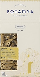 Potamya Organik 320 gr Yeşil Mercimek Penne
