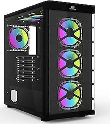 Power Boost PB-GR222B RGB Fanlı ATX Oyuncu Kasası