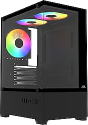 Power Boost PB-M5001 Rainbow Fanlı 500 W Micro ATX Oyuncu Kasası