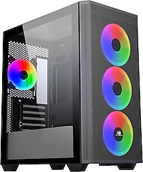 Power Boost PB-P2252B ARGB Fanlı Micro ATX Oyuncu Kasası