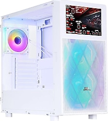 Power Boost PB-P4367BW ARGB Fanlı Beyaz ATX Oyuncu Kasası