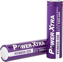Power-Xtra PX18650-32E 3.7 V 3200 mAh Li-ion Şarjlı Pil