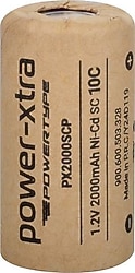 Power-Xtra PX2000SCP 1.2V 2000 mAh Ni-Cd Şarjlı Pil