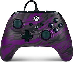 PowerA Advantage Purple Camo Kablolu Xbox Series Oyun Kolu