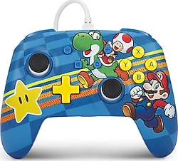 PowerA Enhanced Mushroom Kingdom Friends Kablolu Nintendo Switch Oyun Kolu