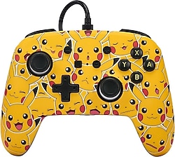 PowerA Enhanced Pikachu Moods Kablolu Nintendo Switch Oyun Kolu