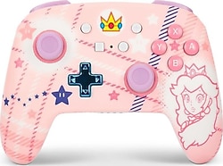 PowerA Enhanced Princess Peach Plaid Kablosuz Nintendo Switch Oyun Kolu