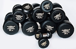 Powerhand 22.5 kg Profesyonel Kauçuk Kaplı Dambıl
