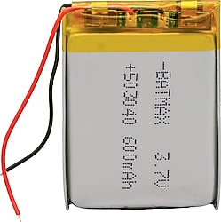 Powermaster 503040 3.7 V 600 mAh Soketli Lityum Polimer Pil