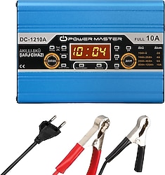 Powermaster DC-1210A 12 V 10 A Digital Ekranlı Akü Şarj Cihazı