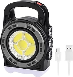 Powermaster HB-6678C LED Güneş Enerjili El Feneri
