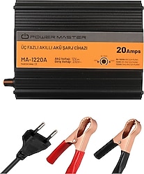 Powermaster MA-1220A 12 V 20 Amper Akıllı Akü Şarj Cihazı